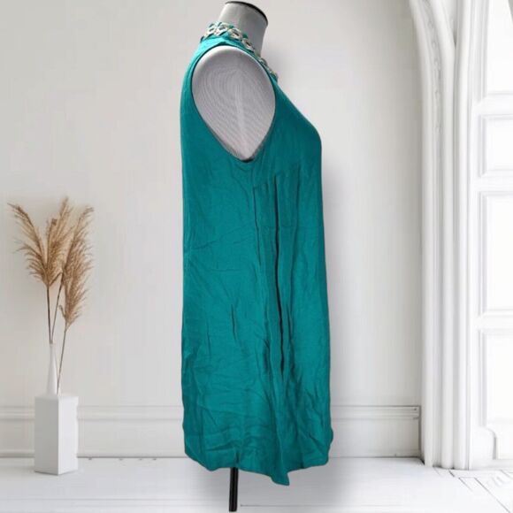 Lilly Pulitzer Jane Mini Dress Size 10 Zip Front Green Rayon Retro 60s - Picture 4 of 12